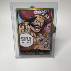 One Piece Card Don!! Gol D. Roger Gold ENGLISH OP13 Carrying on His Will TCG ✅ - Image 1