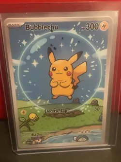 Pokemon Bubble Custom 4-Card Lot Bubblechu Snorlax Charmander Pidgey - Image 1