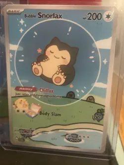 Pokemon Bubble Custom 4-Card Lot Bubblechu Snorlax Charmander Pidgey - Image 2