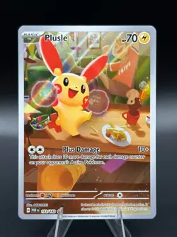 Plusle 193/182 + Minun 194/182 Sv: Paradox Rift Connecting Art Card Lot NM - Image 2