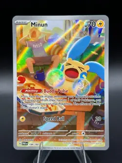Plusle 193/182 + Minun 194/182 Sv: Paradox Rift Connecting Art Card Lot NM - Image 4