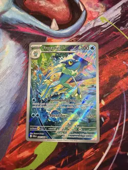 Pokemon Frogadier Illustration Rare Full Art Holo Card 089/086 Chaos Rising NM - Image 1