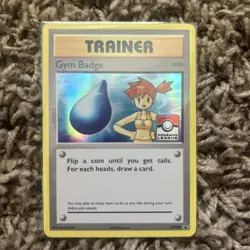 Gym Badge (Misty) XY204 Holo XY Promos League Stamped Pokemon Card - Image 1