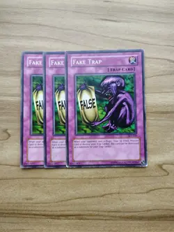 Yu-Gi-Oh! - Fake Trap 3x - Full Playset Of Cards - Image 1