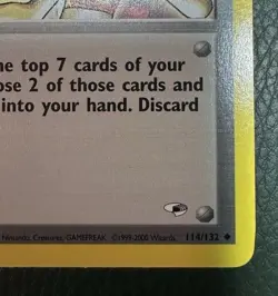 Pokemon Misty's Wrath Gym Heroes 1st Edition Uncommon Card 114/132 1 - Image 5