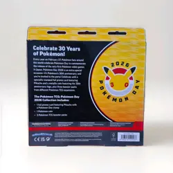 Pokemon TCG Pokemon Day 2026 Collection Pikachu Promo Card w/ 3 Packs - Image 2