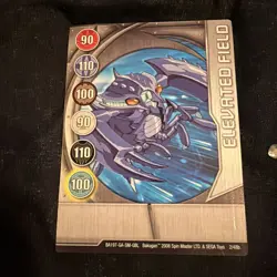 Bakugan Battle Brawlers Aquos Terrorclaw B2 Classic Rare W/ Card 2008 - Image 5