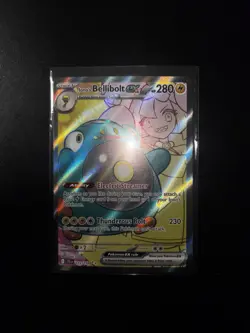 Iono's Bellibolt EX Holo-Pokemon TCG Card 172/159 SV Journey Together Ultra Rare - Image 1