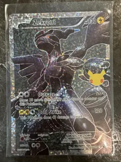 Pokemon Card Zekrom Holo Full Art 14/115 Celebrations Classic Collection NM - Image 1