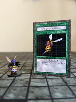 Yugioh Dungeon Dice Monsters DDM Killer Needle W/ Original Card - Image 1