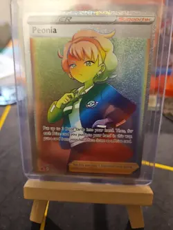 Pokemon Card Peonia 219/198 Secret Rare Sword Shield Chilling Reign Singles LP - Image 1