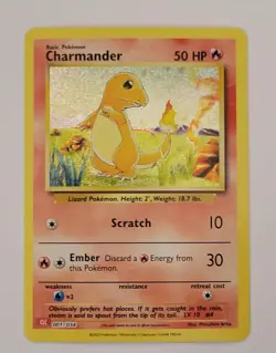 Charmander 001/034 Holo Classic Collection Trading Card Game Classic Pokemon NM - Image 1