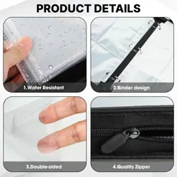 Trading Card Binder, 9 Pocket Card Collection Binder for 900 Cards, Premium C... - Image 4