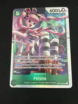 Perona OP14-033 The Azure Sea’s Seven - One Piece Card - Image 1