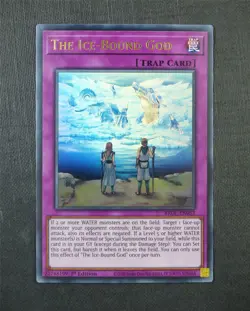 The Ice Bound God BROL Ultra Rare 1st Ed - Yugioh Card #5F9 - Image 1