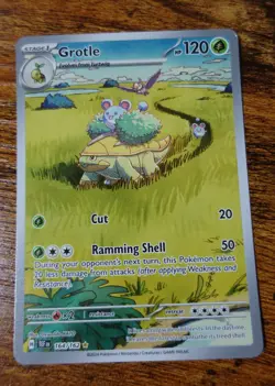 Grotle 164/162 Temporal Forces Illustration Rare Pokemon Card NM-MINT Pack Fresh - Image 1