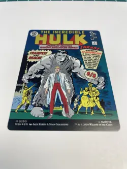 MTG Marvel Bruce Banner / Hulk M0390 Foil Marvel Super Heroes NM - Image 1