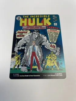 MTG Marvel Bruce Banner / Hulk M0390 Foil Marvel Super Heroes NM - Image 2