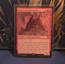 Bonehoard Dracosaur 0134 Lost Caverns of Ixalan Mythic Red Dino Dragon 5/5 EN - Image 1