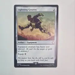MTG - Lightning Greaves - PIP 0233 - Fallout - Magic the Gathering NM Non-Foil - Image 1