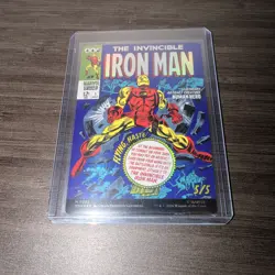 Tony Stark The Invincible Iron Man (0392) - Foil - Borderless M MTG Marvel - Image 1