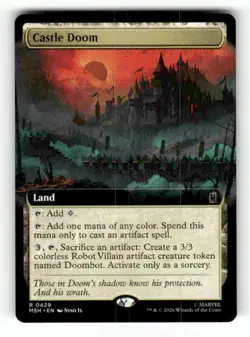 Castle Doom (Extended Art) 429 Rare MTG MSH NM - Image 2