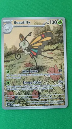 2026 Pokemon Ascended Heroes Beautifly #219/217 Illustration Rare 🔥🔥NM/Mint - Image 1
