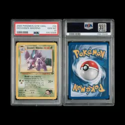 2000 Pokemon Gym Challenge Giovanni's Nidorino #45/132 PSA 10 GEM MINT - Image 2