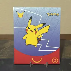 2021 McDonald's 25th anniversary pokemon card pack sealed Blue Pack New - Image 1