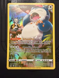 Snorlax TG10/TG30 Lost Origin Trainer Gallery Holo Rare 2022 Pokemon TCG - Image 1
