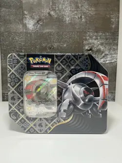 Pokemon TCG Paldean Fates Iron Treads ex Metal Tin Box new sealed 2024 - Image 3