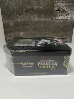 Pokemon TCG Paldean Fates Iron Treads ex Metal Tin Box new sealed 2024 - Image 5