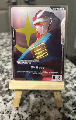 EX BASE TOKEN EXBP-005 Gundam TCG BANDAI CARD GAMES FEST EXCLUSIVE NM - Image 1