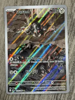 Durant 150/086 Illustration Rare Holo Full Art White Flare Pokemon TCG - Image 1