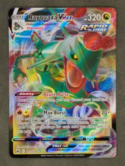Rayquaza VMAX (101) 101/159 Pokemon TCG Ultra Rare Crown Zenith Near Mint - Image 1