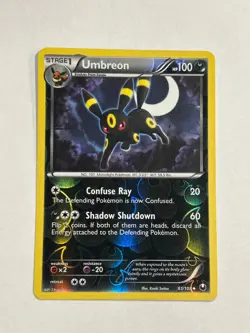 Umbreon 61/108 Dark Explorers Reverse Holo LP Pokemon TCG - Image 1