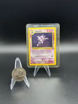 Pokemon TCG 1999 Fossil Haunter Holo Non-Holo Gengar Base Set Shadowless Gastly - Image 4