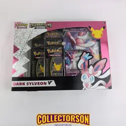 2021 Pokemon TCG: 25th Celebrations Dark Sylveon V Collection Box New Sealed 820650809392 - Image 1