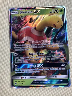 Shuckle GX 17/214 Holo GX Rare Lost Thunder Pokemon Near Mint - Image 1