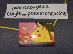 Teamwork #54 Holo Pokemon Topps The First Movie (Blue Label) LP front/VLP back - Image 1