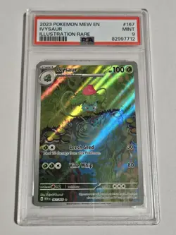 Ivysaur 167/165 Illustration Rare 151 Pokemon PSA 9 - Image 1