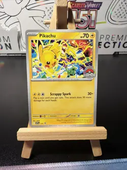 🔥Pokemon Pikachu 225 SV Promo World Championships 2023 Regular 70HP - Image 1