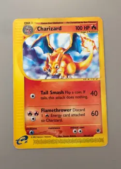 Pokemon TCG Charizard 39/165 Expedition Base Set Rare 100 HP/ English - Image 1