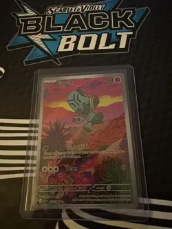 Pokemon Elgyem 120/086 Black Bolt Illustration Rare Holo NM - Image 1