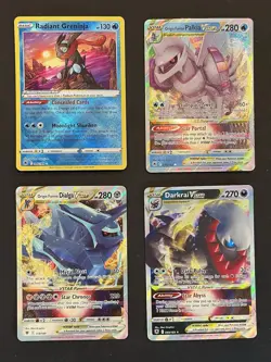 Pokemon Astral Radiance VSTAR Lot Darkrai Dialga Palkia Radiant Greninja - Image 1