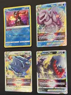 Pokemon Astral Radiance VSTAR Lot Darkrai Dialga Palkia Radiant Greninja - Image 3