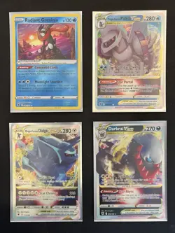 Pokemon Astral Radiance VSTAR Lot Darkrai Dialga Palkia Radiant Greninja - Image 5