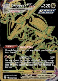 Rayquaza VMAX TG29/TG30 Silver Tempest Trainer Gallery Pokemon Holo MP - Image 1