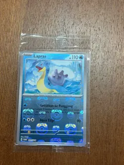 Pokemon TCG Indonesia Language Lapras WINNER Master Ball PROMO 123/SV-P - Image 1