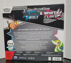 Pokemon TCG Scarlet & Violet Black Bolt Whilte Flair Unova Poster Collection Box - Image 2